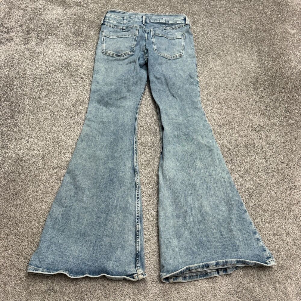 Free People We The Free Jayde Flared Button Fly Denim Jeans Womens 29 High Rise - Picture 2 of 15